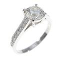 プラチナダイヤモンドリング 0．820ct・K・SI2・VG