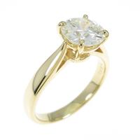 【リメイク】K18YG ダイヤモンドリング 1．504ct・L・VVS2・GOOD