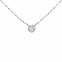ティファニー ダイヤモンドネックレス 0．19ct・J・VS1・3EXT
