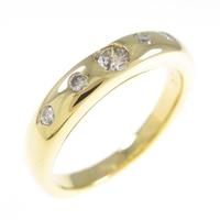 K18YG ダイヤモンドリング