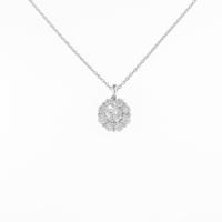 【リメイク】K18WG ダイヤモンドネックレス