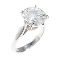 【リメイク】プラチナダイヤモンドリング 3．126ct・I・SI2・GOOD