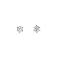 プラチナダイヤモンドピアス 0．385ct・0．399ct・D?F・VVS2?VS1・VG