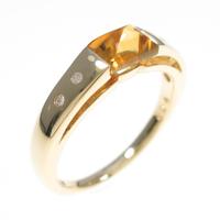 K18YG シトリンリング