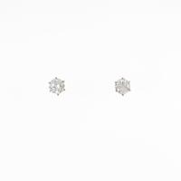 【リメイク】K18PG ダイヤモンドピアス 0．211ct・0．234ct・J・VS1?2・G?F