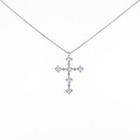 ヴァンドーム クロス ダイヤモンドネックレス
