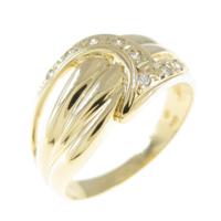 K18YG ダイヤモンドリング