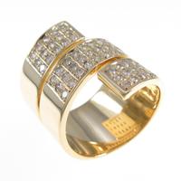 K18YG ダイヤモンドリング