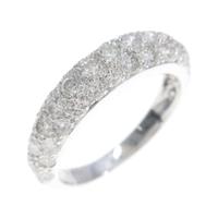 K18WG パヴェ ダイヤモンドリング