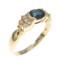 K18YG サファイヤリング