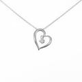 4゜C ハート ダイヤモンドネックレス