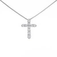 PT クロス ダイヤモンドネックレス