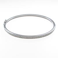 14KWG ダイヤモンドバングル