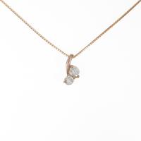 K18PG ダイヤモンドネックレス