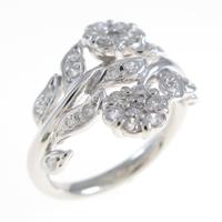 PT フラワー ダイヤモンドリング