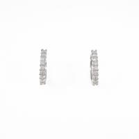 K18WG ダイヤモンドピアス