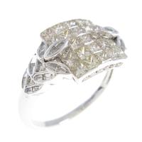 K18WG ダイヤモンドリング