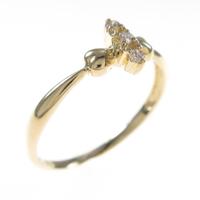 K18YG ダイヤモンドリング