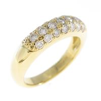 K18YG ダイヤモンドリング