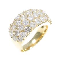 K18YG パヴェ ダイヤモンドリング