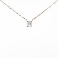 【リメイク】K18YG ダイヤモンドネックレス 0．327ct・I・VS1・ファンシーカット