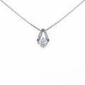 【新品】プラチナダイヤモンドネックレス 0．503ct・E・SI2・VG