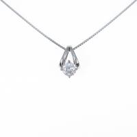 【新品】プラチナダイヤモンドネックレス 0．503ct・E・SI2・VG