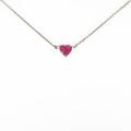 ヴァンドーム ハート ルビーネックレス