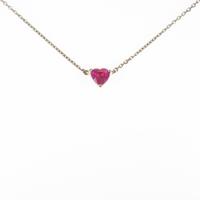 ヴァンドーム ハート ルビーネックレス