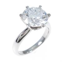 【リメイク】プラチナダイヤモンドリング 3．032ct・F・SI2・GOOD