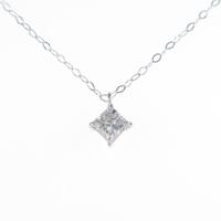 K18WG ダイヤモンドネックレス