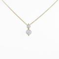 【リメイク】K18YG ダイヤモンドネックレス 0．308ct・F・VS1・VG