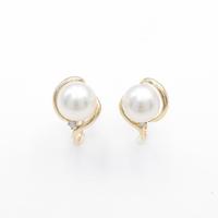K18YG アコヤパールイヤリング