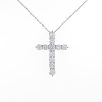 PT クロス ダイヤモンドネックレス