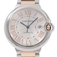 カルティエ W6920095 バロンブルー PGコンビ 自動巻