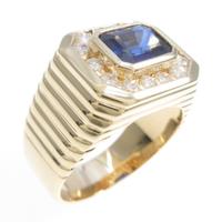 750YG サファイヤリング