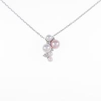 K18WG アコヤパールネックレス