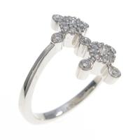 K18WG ダイヤモンドリング