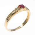 K18YG ルビーリング