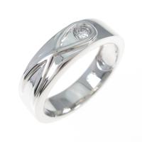 K18WG ダイヤモンドリング