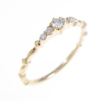 アガット ダイヤモンドリング