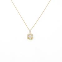 【新品】K18YG ダイヤモンドネックレス 0．254ct・G・SI1・GOOD