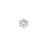 プラチナ ダイヤモンドピアス 0．532ct・K・SI2・GOOD 片耳