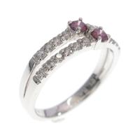 K14WG ダイヤモンドリング