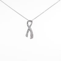 K18WG ダイヤモンドネックレス