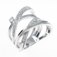 K18WG ダイヤモンドリング