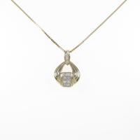 K18YG ダイヤモンドネックレス