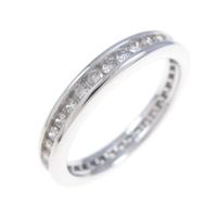 K14WG フルエタニティ ダイヤモンドリング