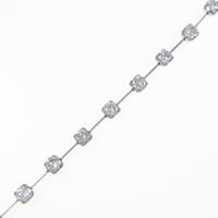 K18WG ダイヤモンドブレスレット