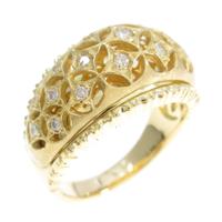 K18YG ダイヤモンドリング